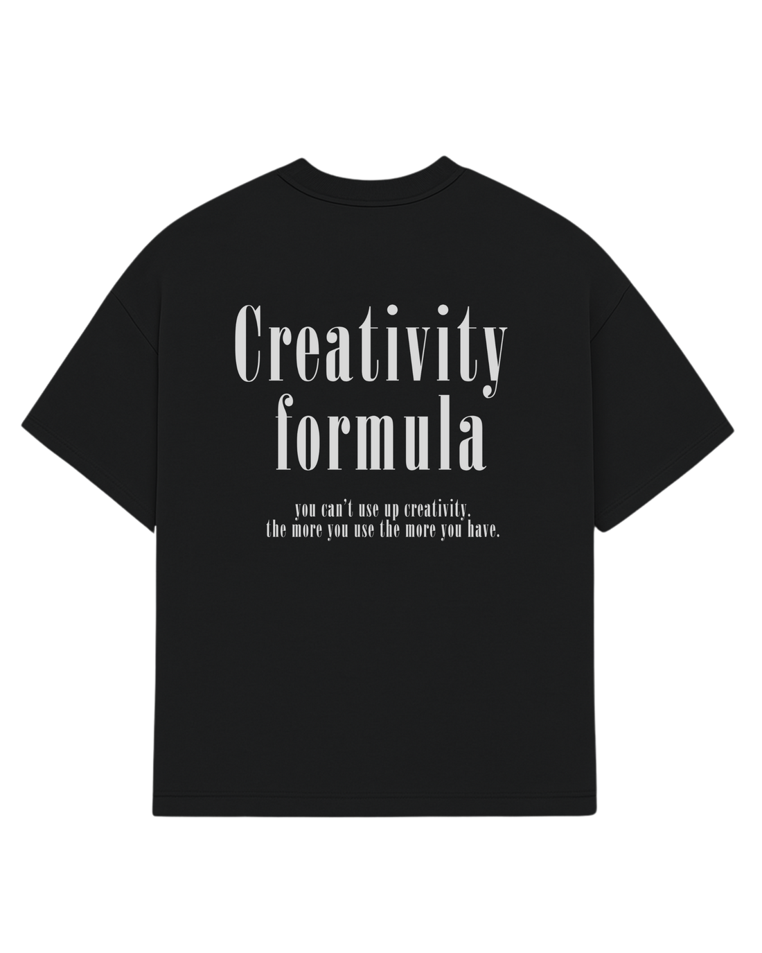 Creativity Formula Oversized Tee